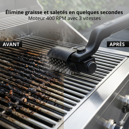 Brosse électrique pour barbecue