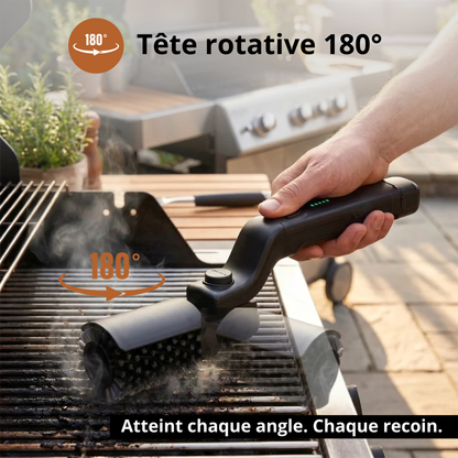 Brosse électrique pour barbecue